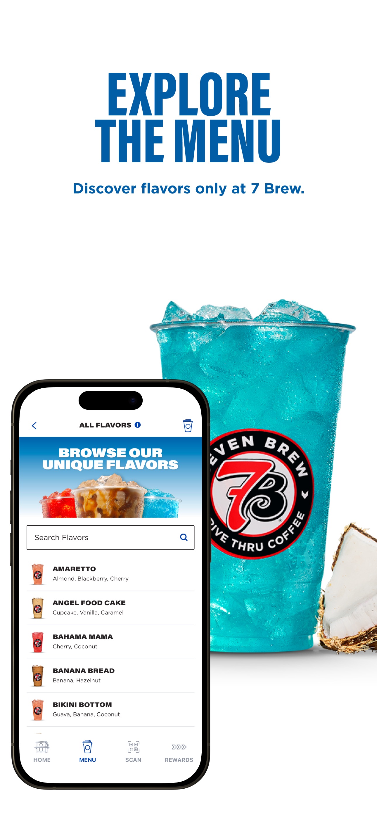 7 Brew Coffee iOS app screen 2