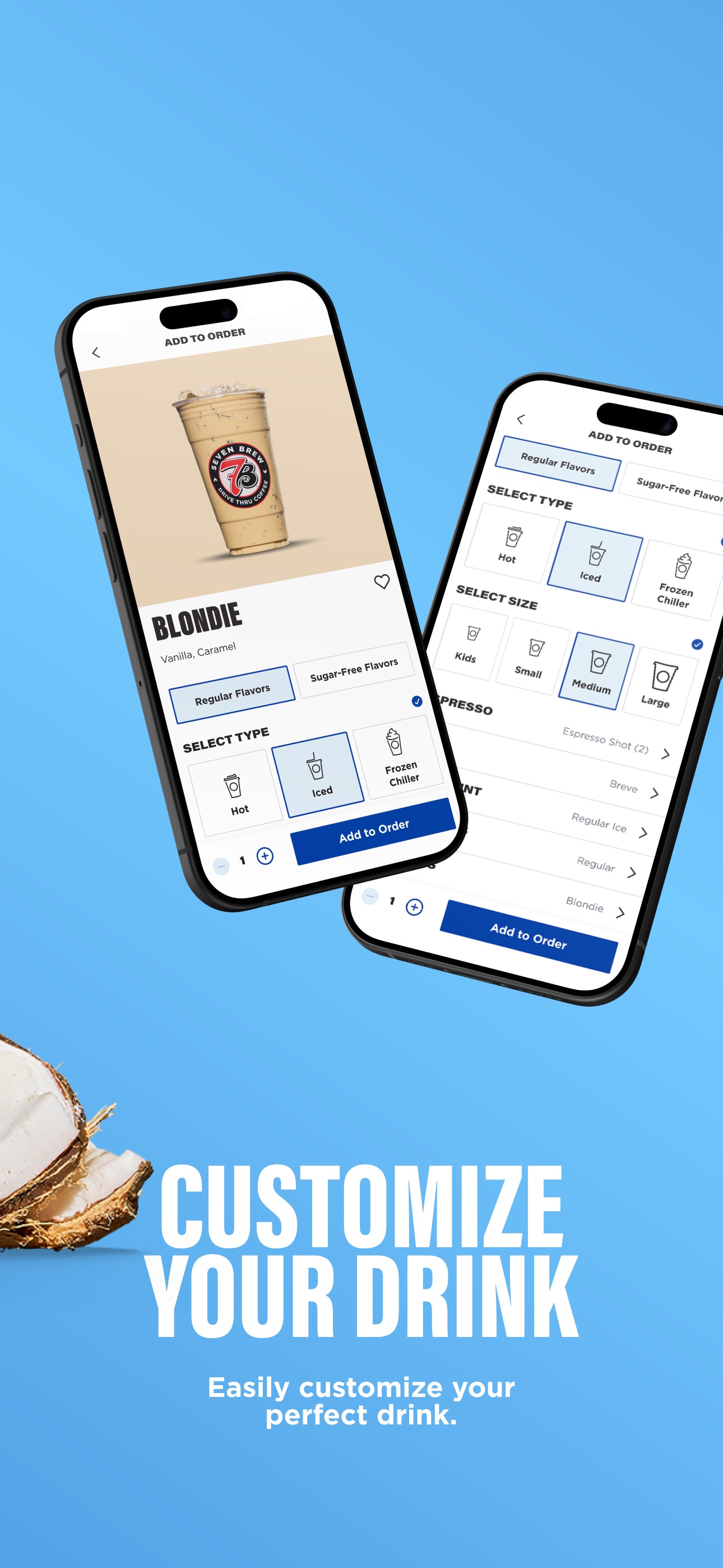 7 Brew Coffee iOS app screen 3