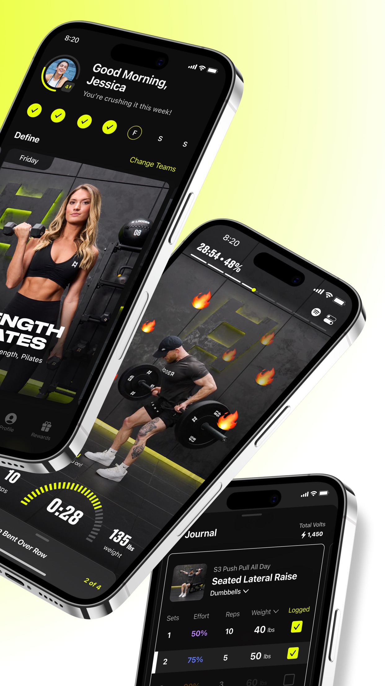 LADDER Strength Training Plans iOS app screen 2