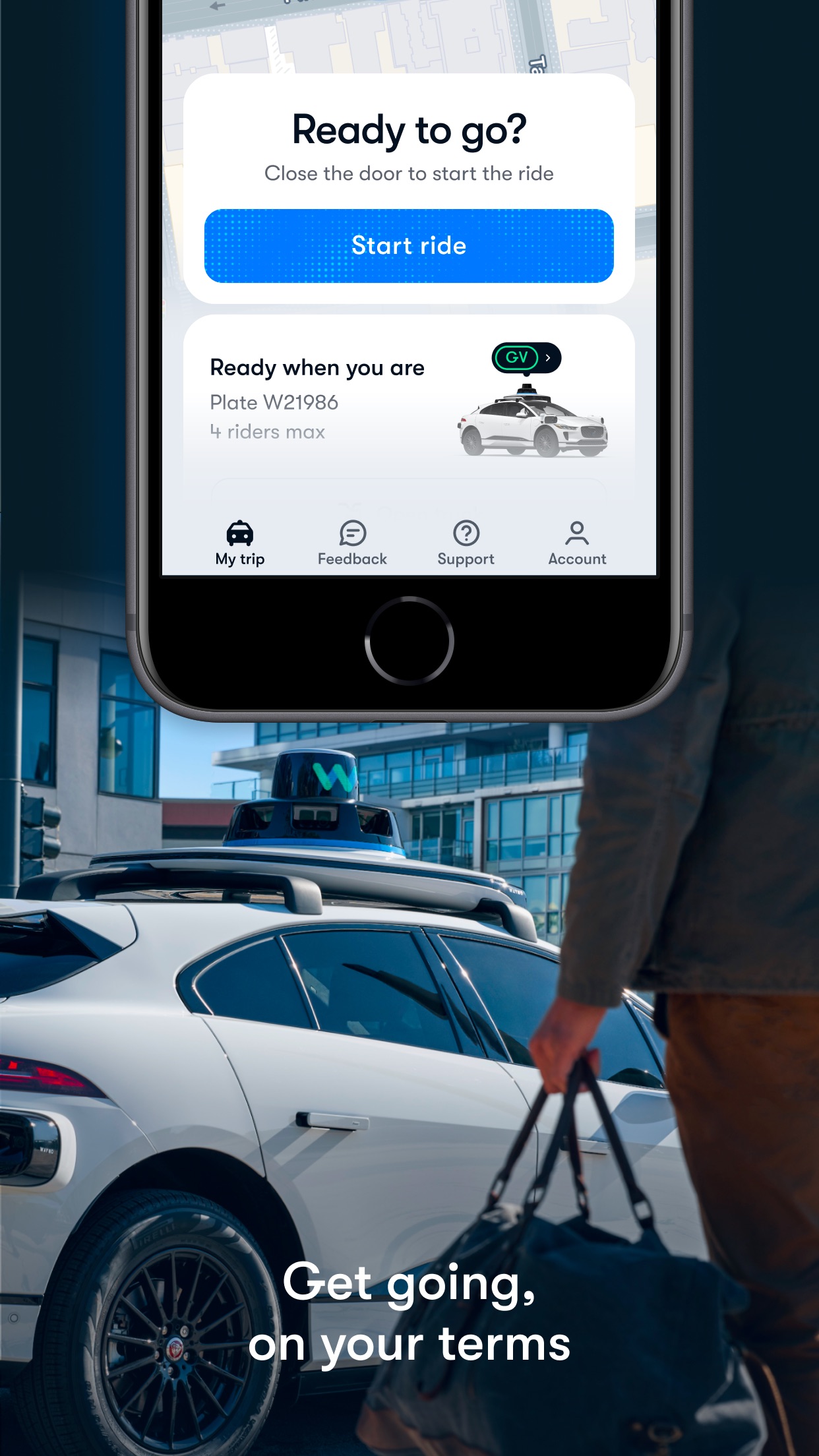 Waymo iOS app screen 3