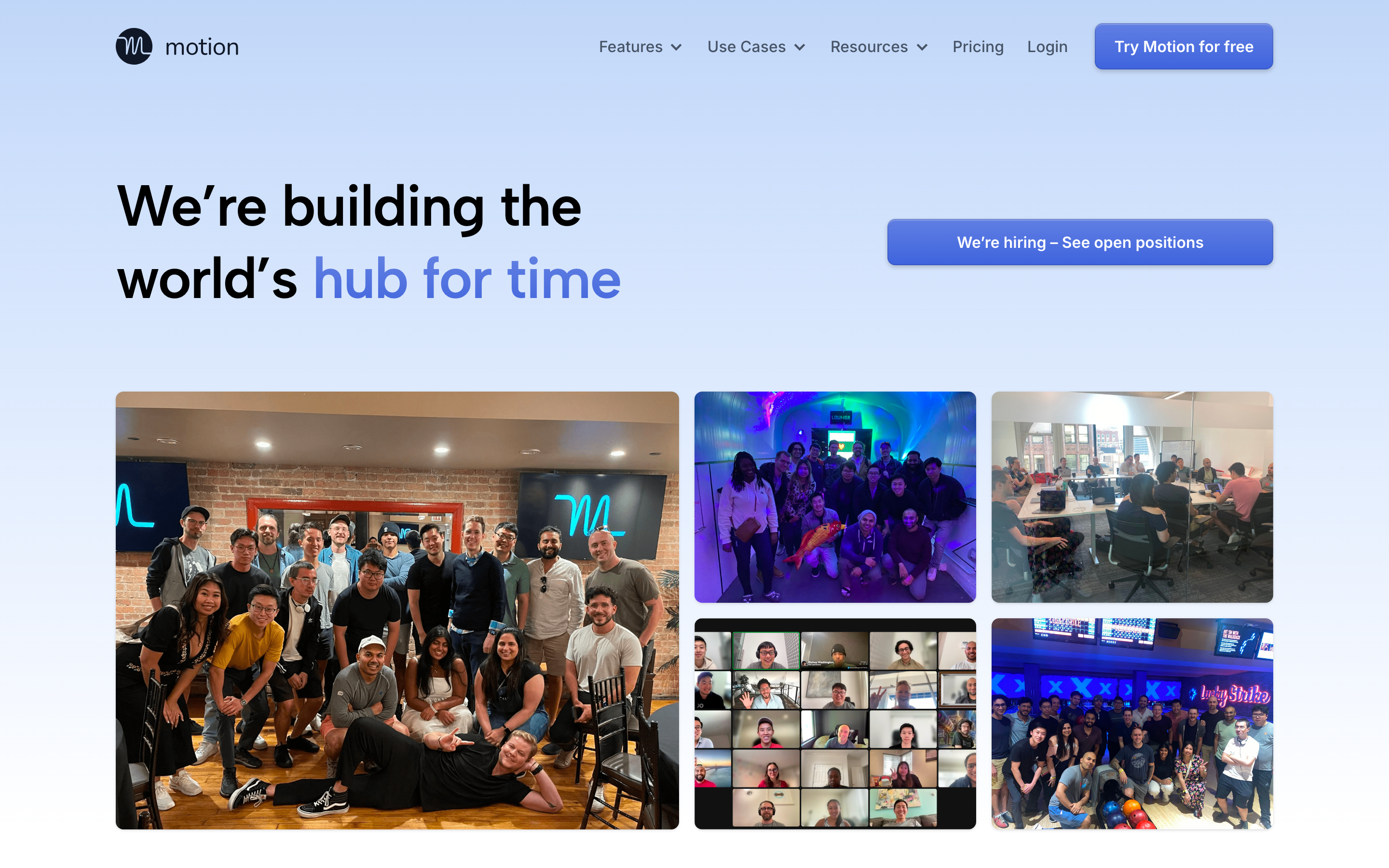 Motion careers page