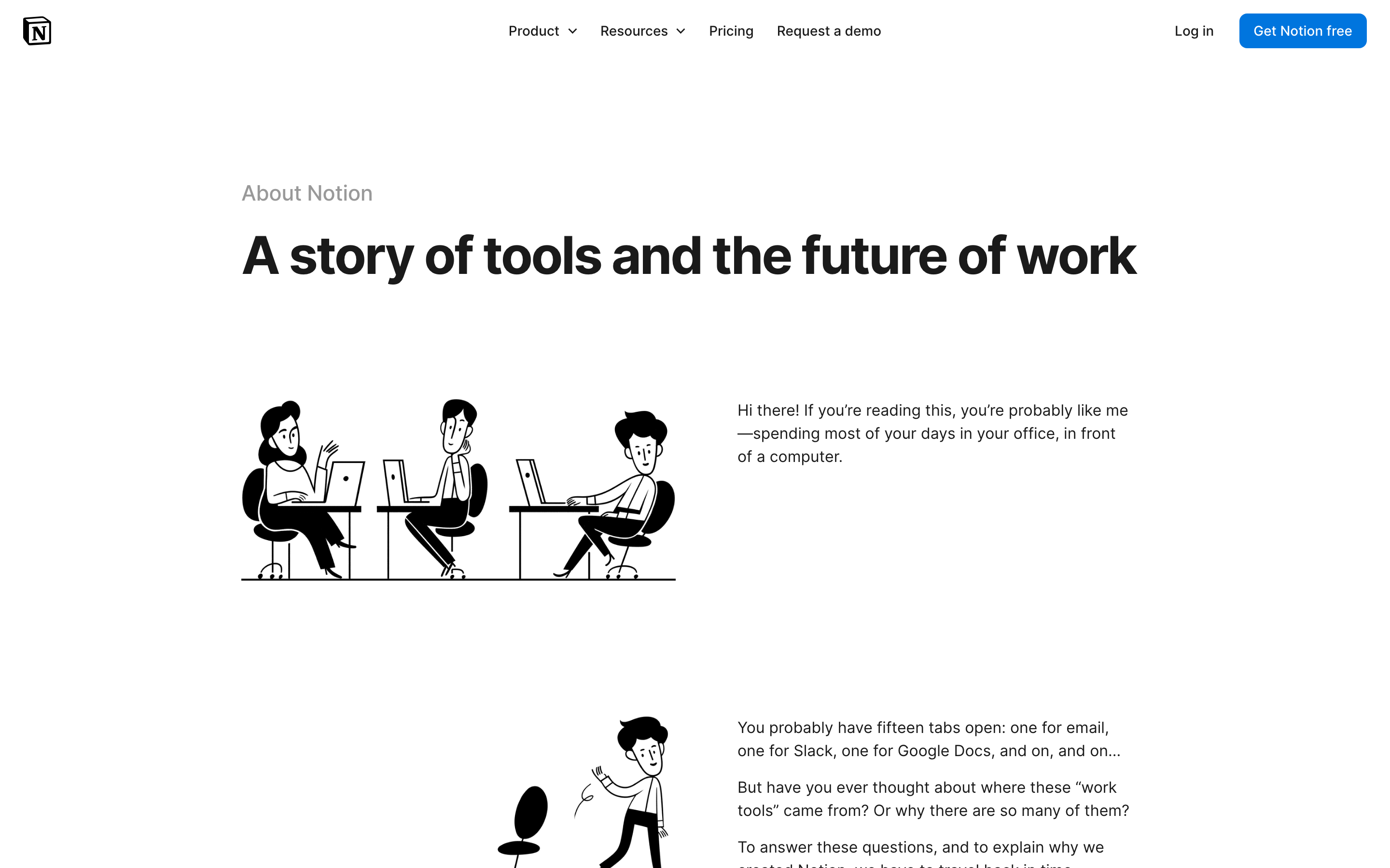 Notion about page
