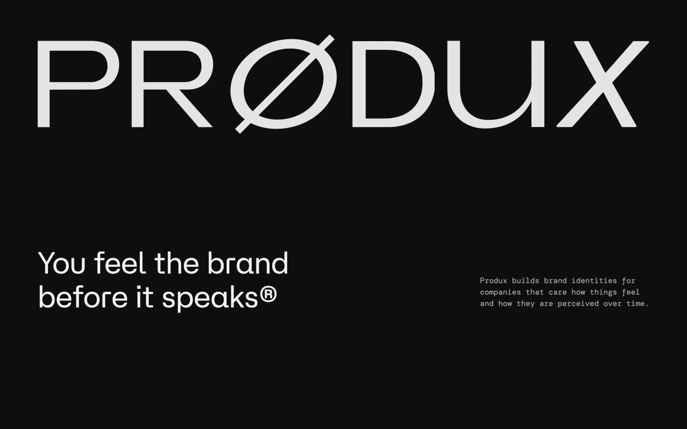 Produx homepage
