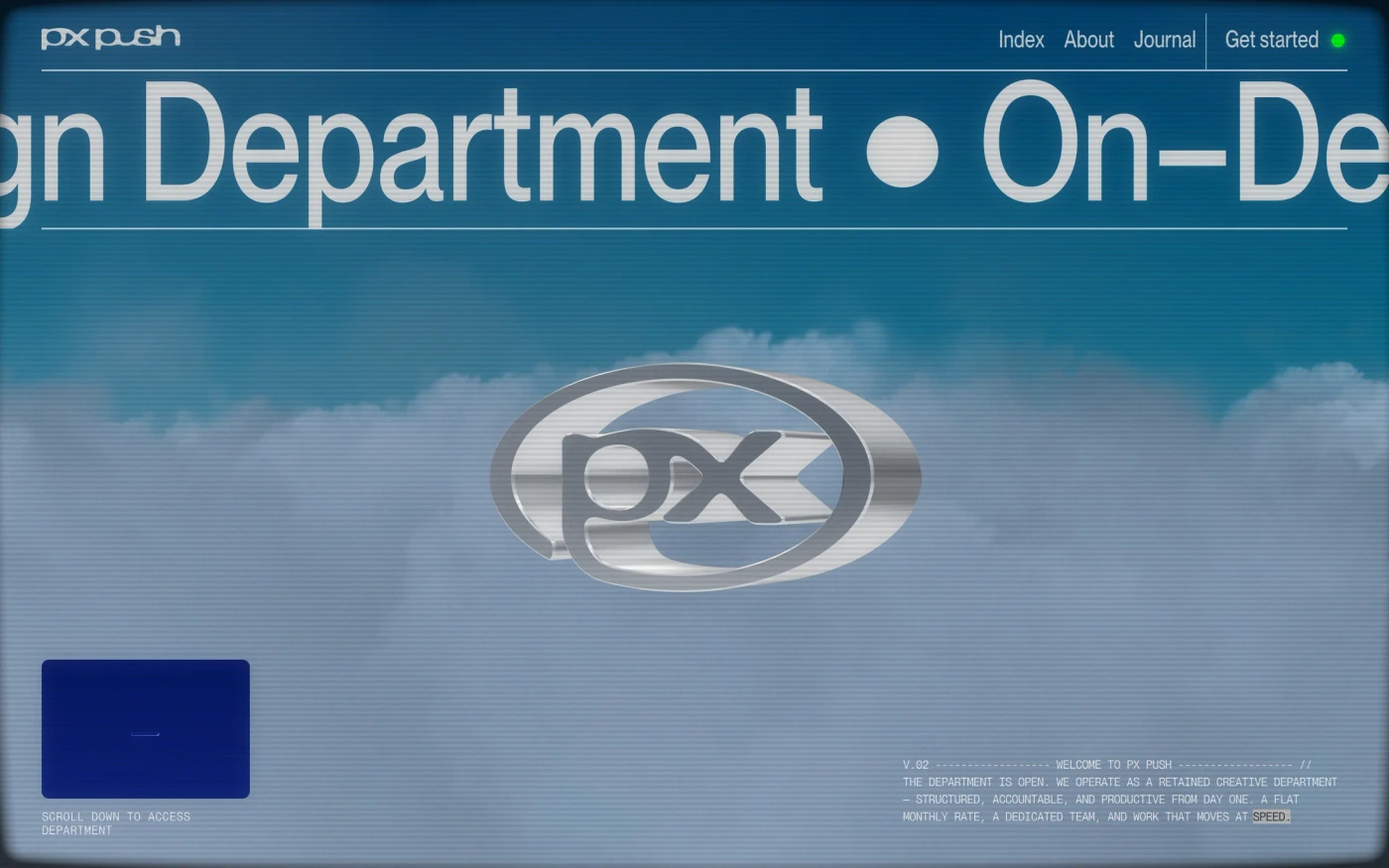 Pxpush homepage