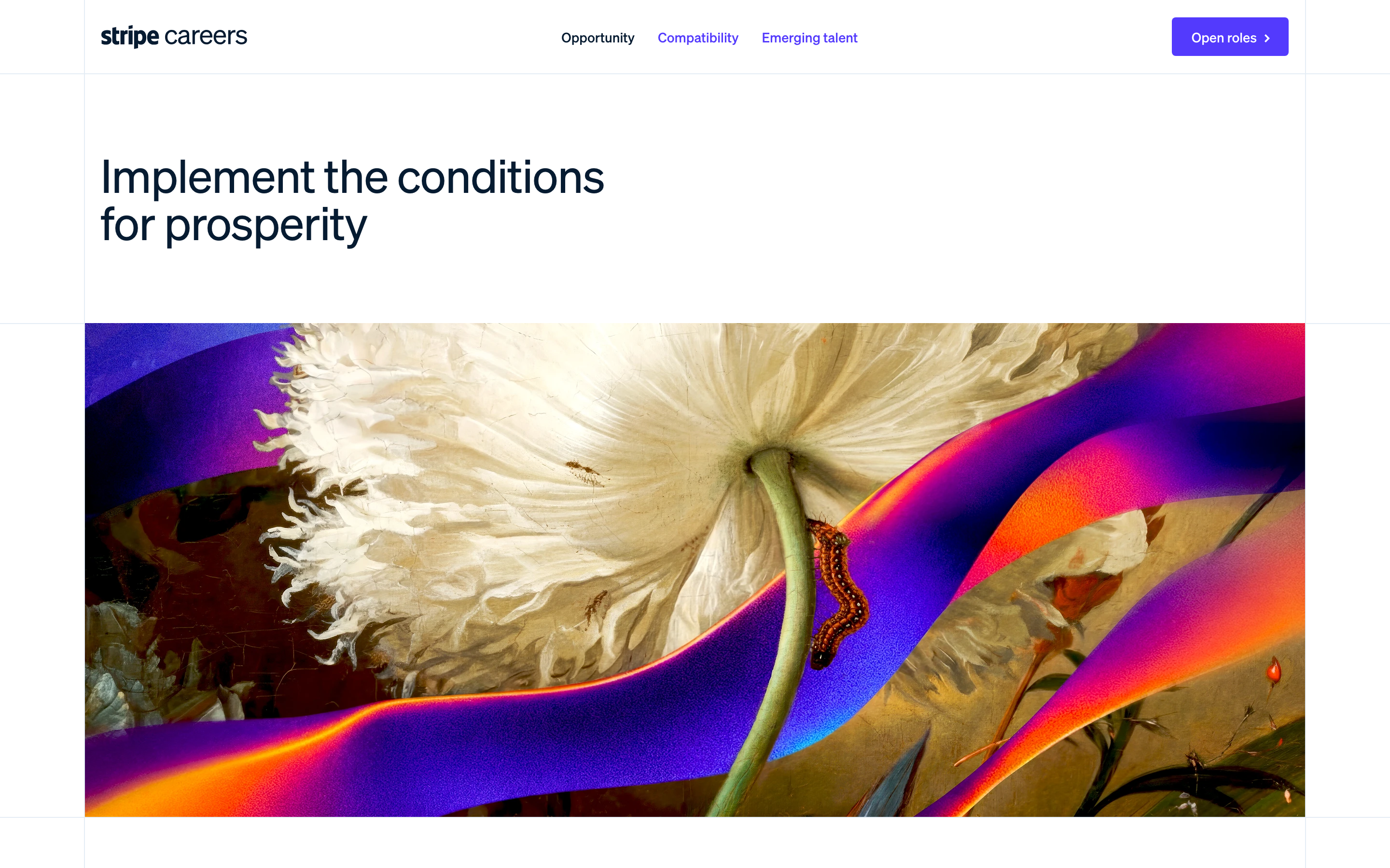 Stripe careers page