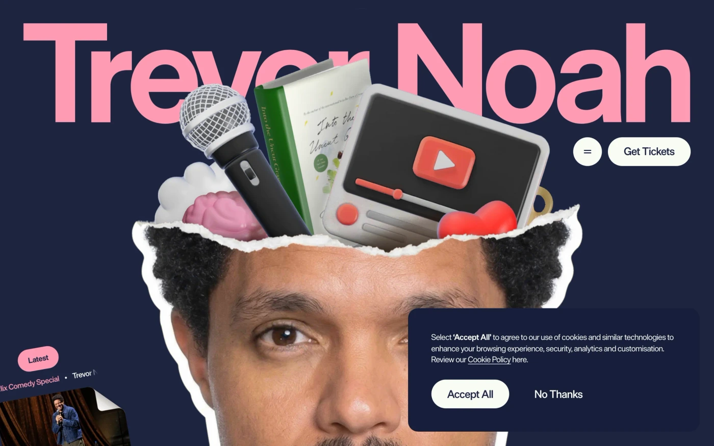 Trevornoah homepage