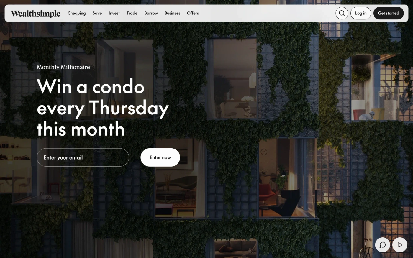Wealthsimple homepage