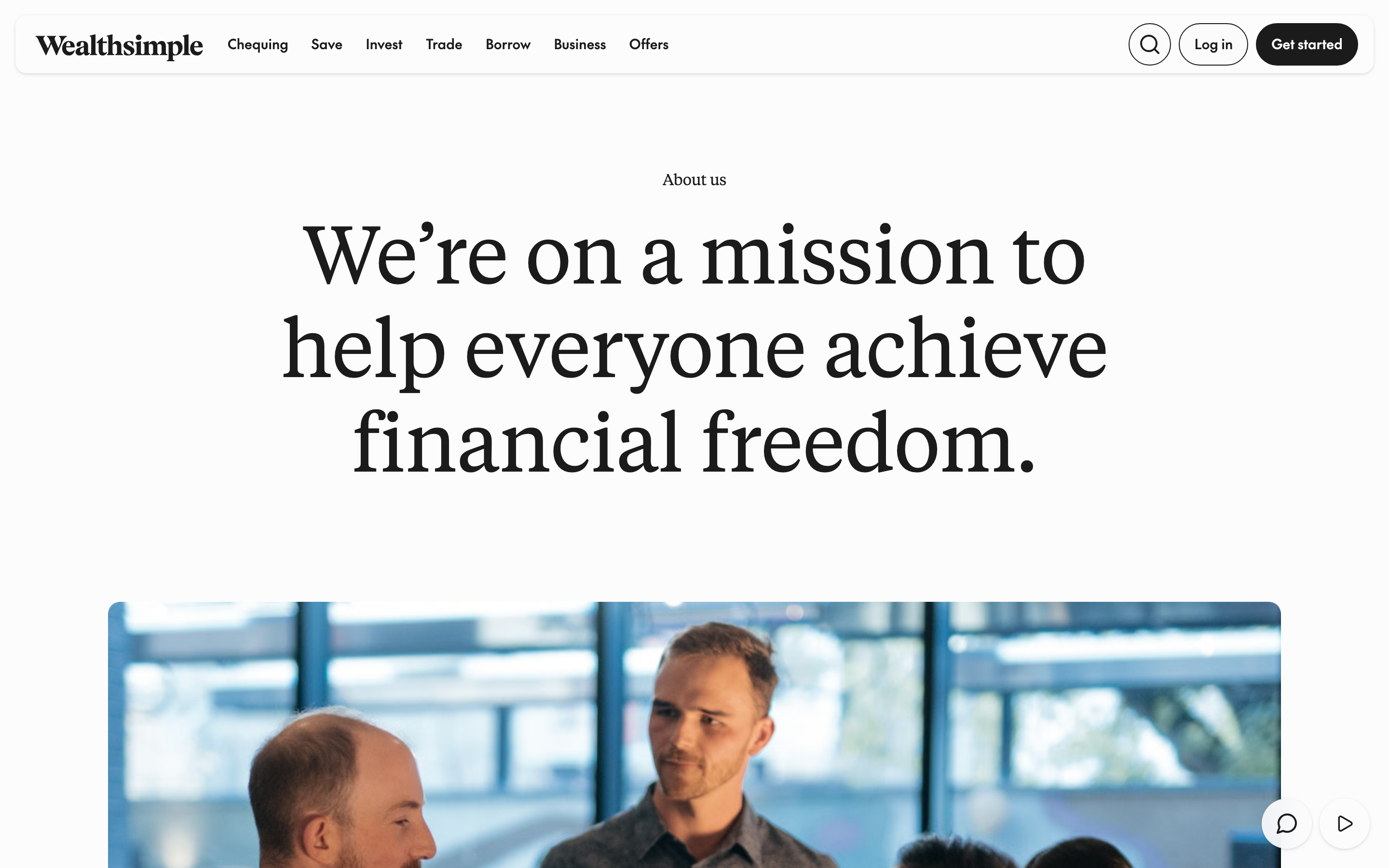 Wealthsimple about page